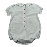 Wedoble Pagliaccetto Mezza Manica Fantasia A Righe per Neonato V2404716R BIANCO WEDOBLE 