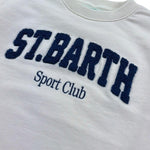 Saint Barth Felpa Girocollo Tinta Unita con Stampa per Bambino 00798L BEIGE SAINT BARTH 