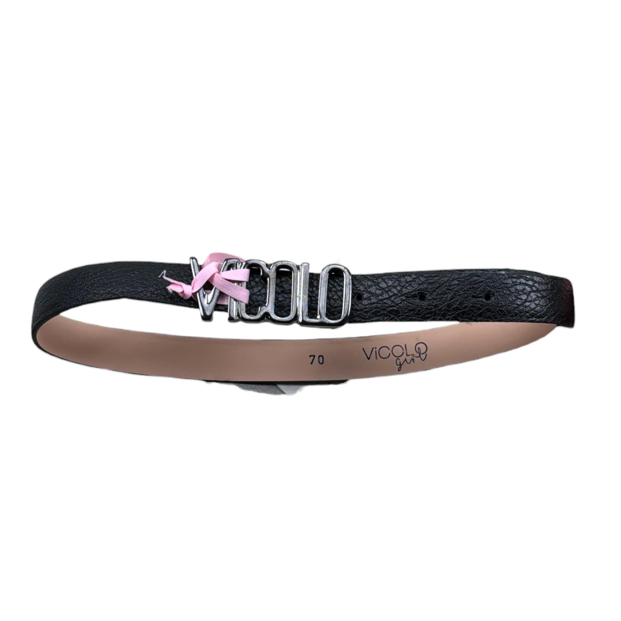 Vicolo Cintura Tinta Unita per Bambina 3141AB00163 NERO VICOLO 