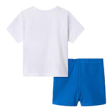 The North Face Completo 2 Pezzi Bicolore T-Shirt-Bermuda per Neonato NF0A8BA3TL4 BIANCO/COBALTO THE NORTH FACE 
