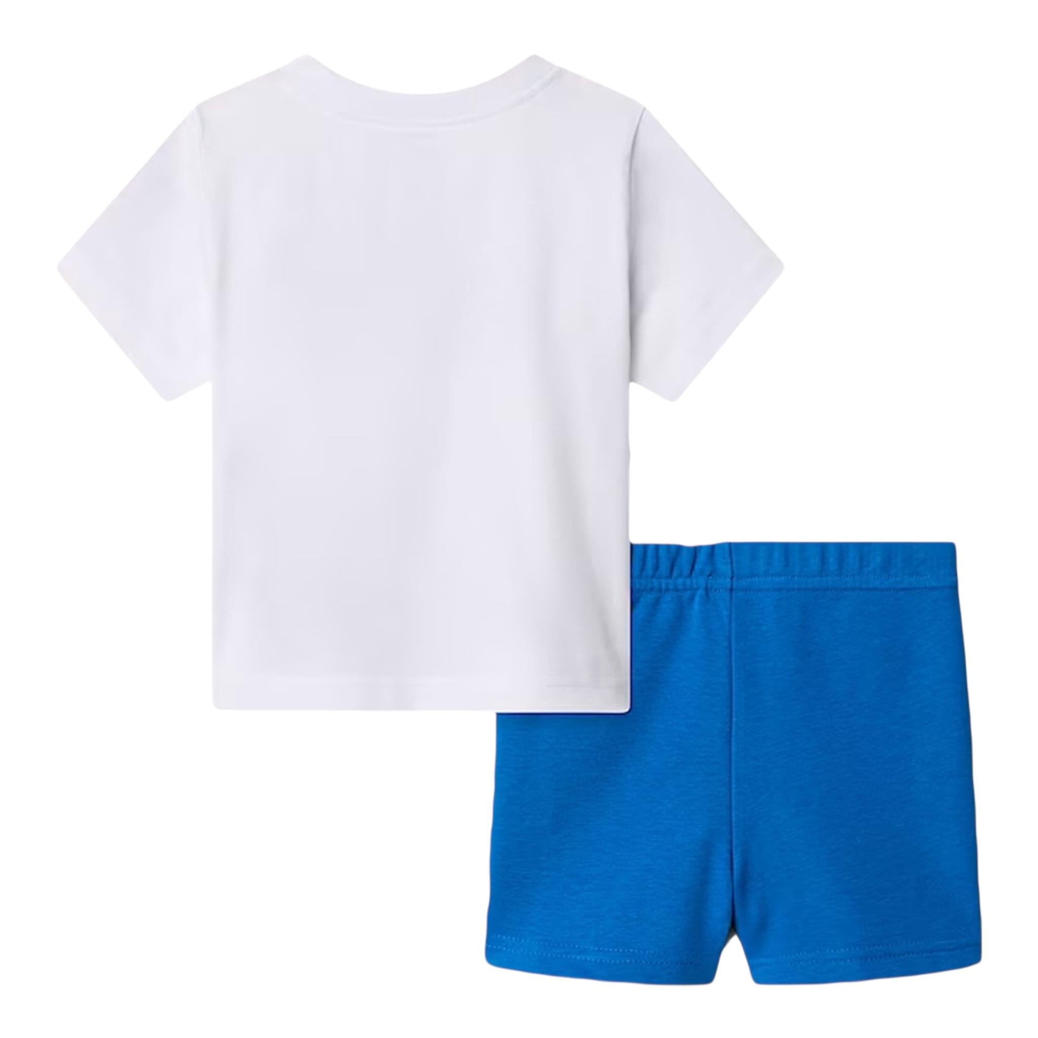 The North Face Completo 2 Pezzi Bicolore T-Shirt-Bermuda per Neonato NF0A8BA3TL4 BIANCO/COBALTO THE NORTH FACE 