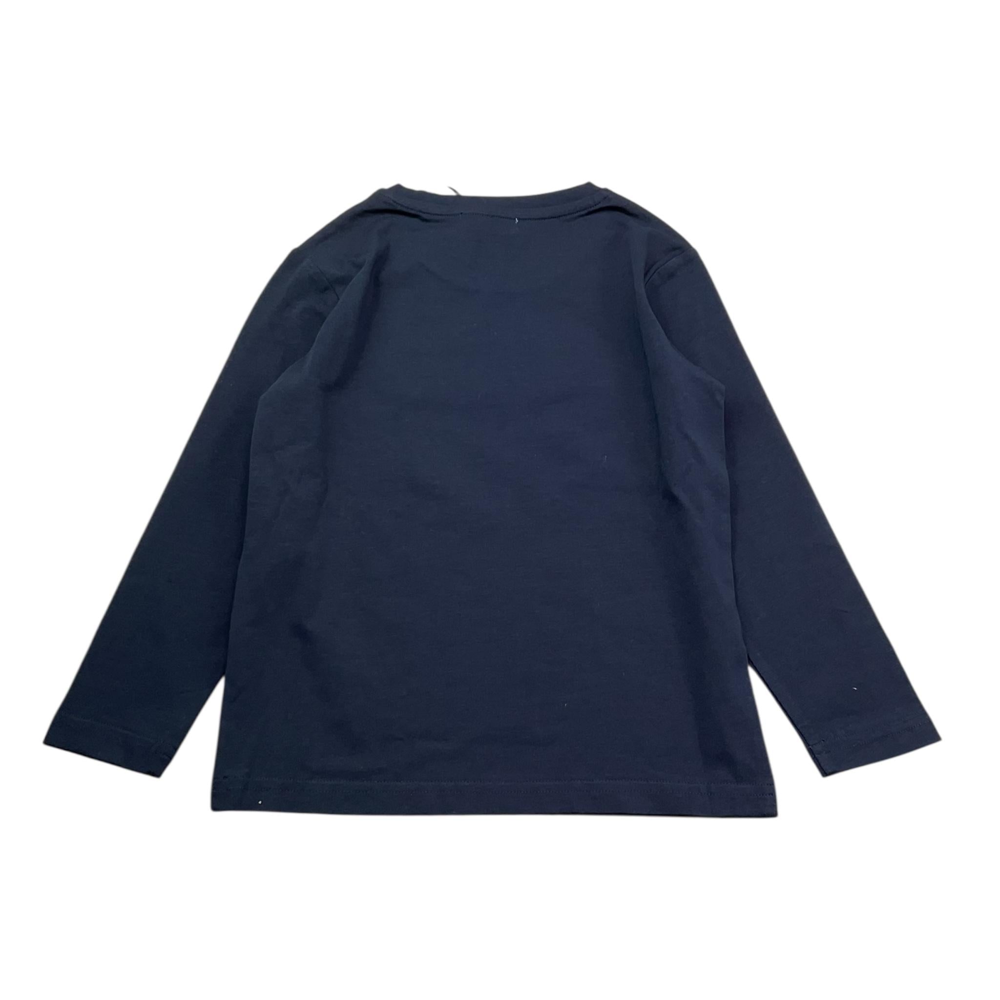 Liu Jo Shirt Girocollo Tinta Unita con Stampa per Bambino QF3106 BLU LIU JO 