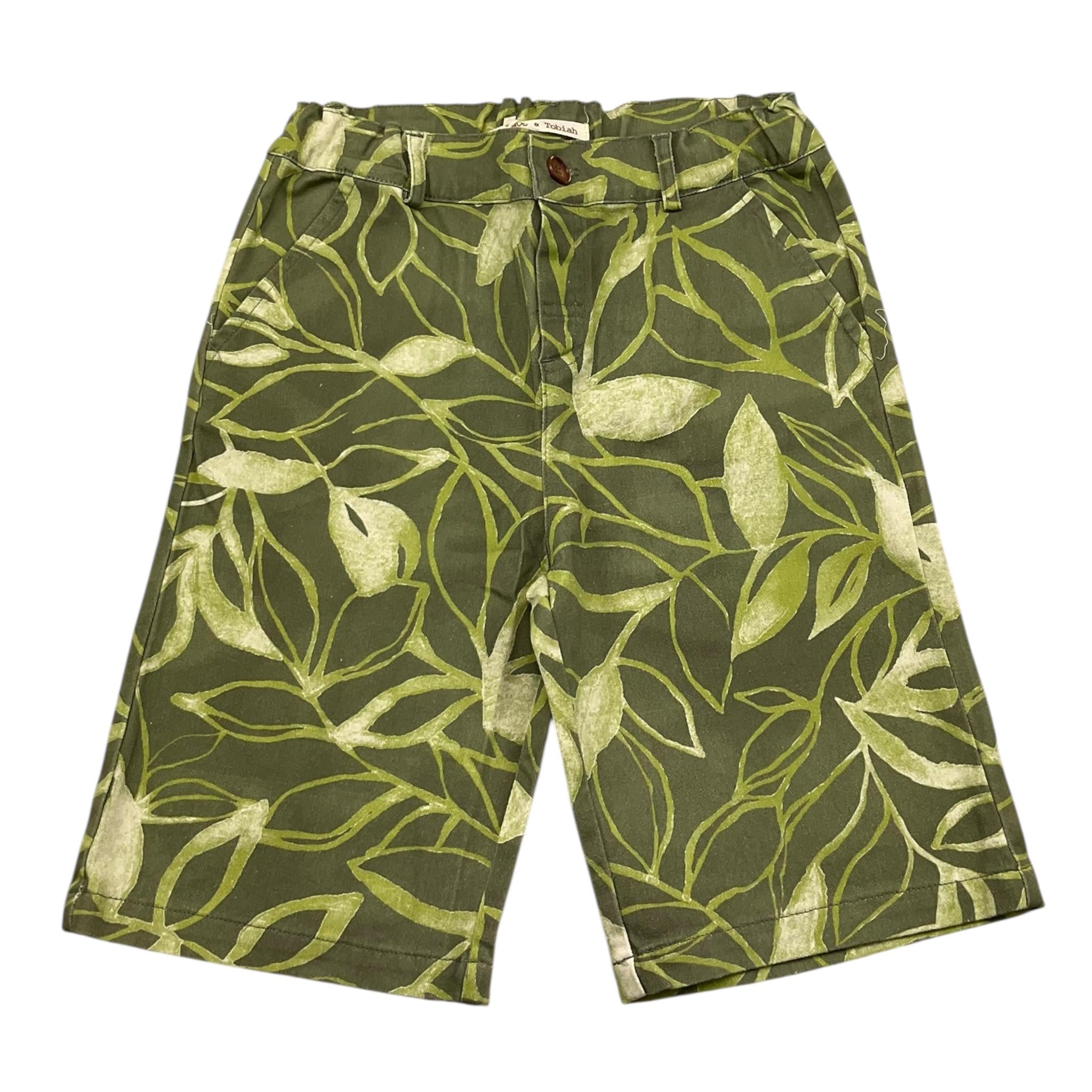 Zhoe & Tobiah Bermuda Tinta Unita Stampa Fantasia per Bambino JU1M VERDE ZHOE & TOBIAH 
