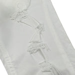 Clochard Jeans tinta unita con Strappi Bianco per Neonato 008N BIANCO CLOCHARD 