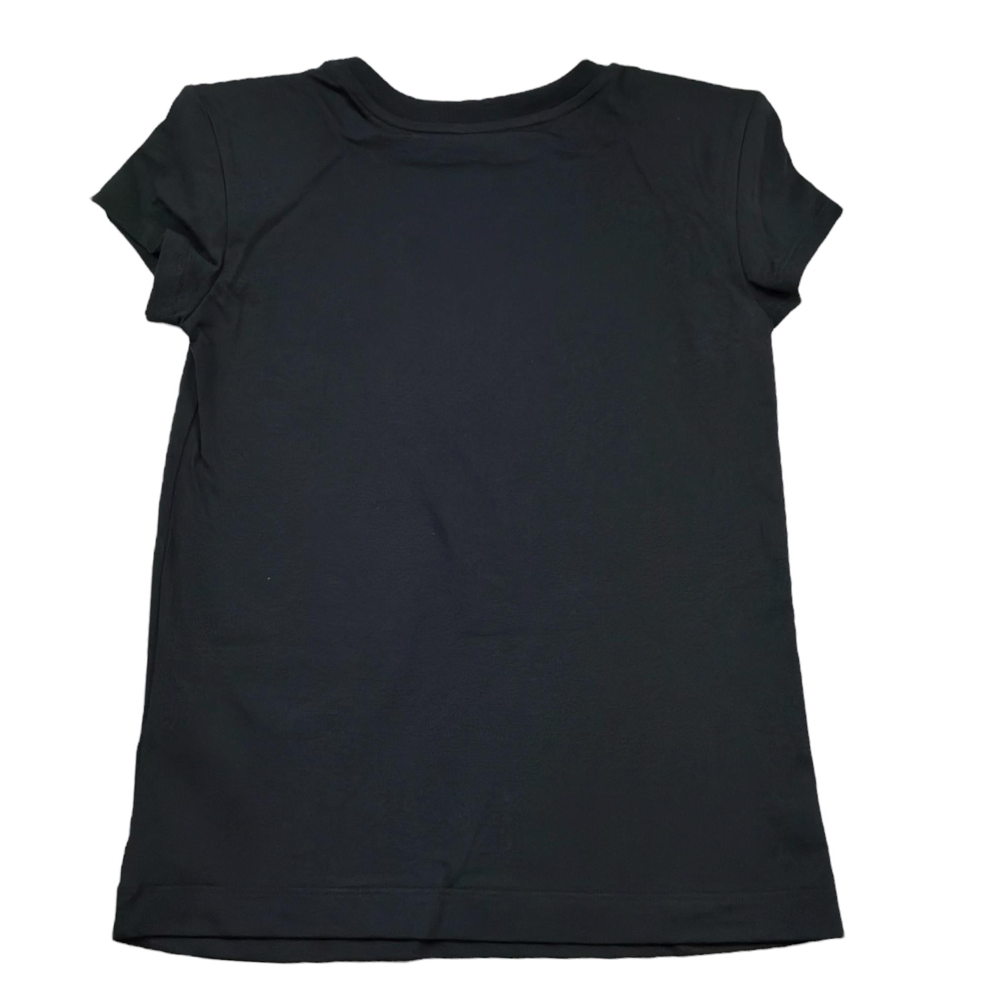 Balmain T-Shirt Girocollo Tinta Unita con Logo per Bambina BW8A91 NERO BALMAIN 