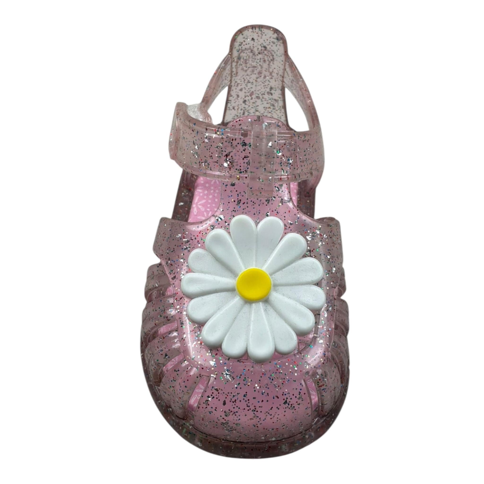 Igor Sandalo In Gomma Tinta Unita con Glitter per Neonata S10322 ROSA IGOR 