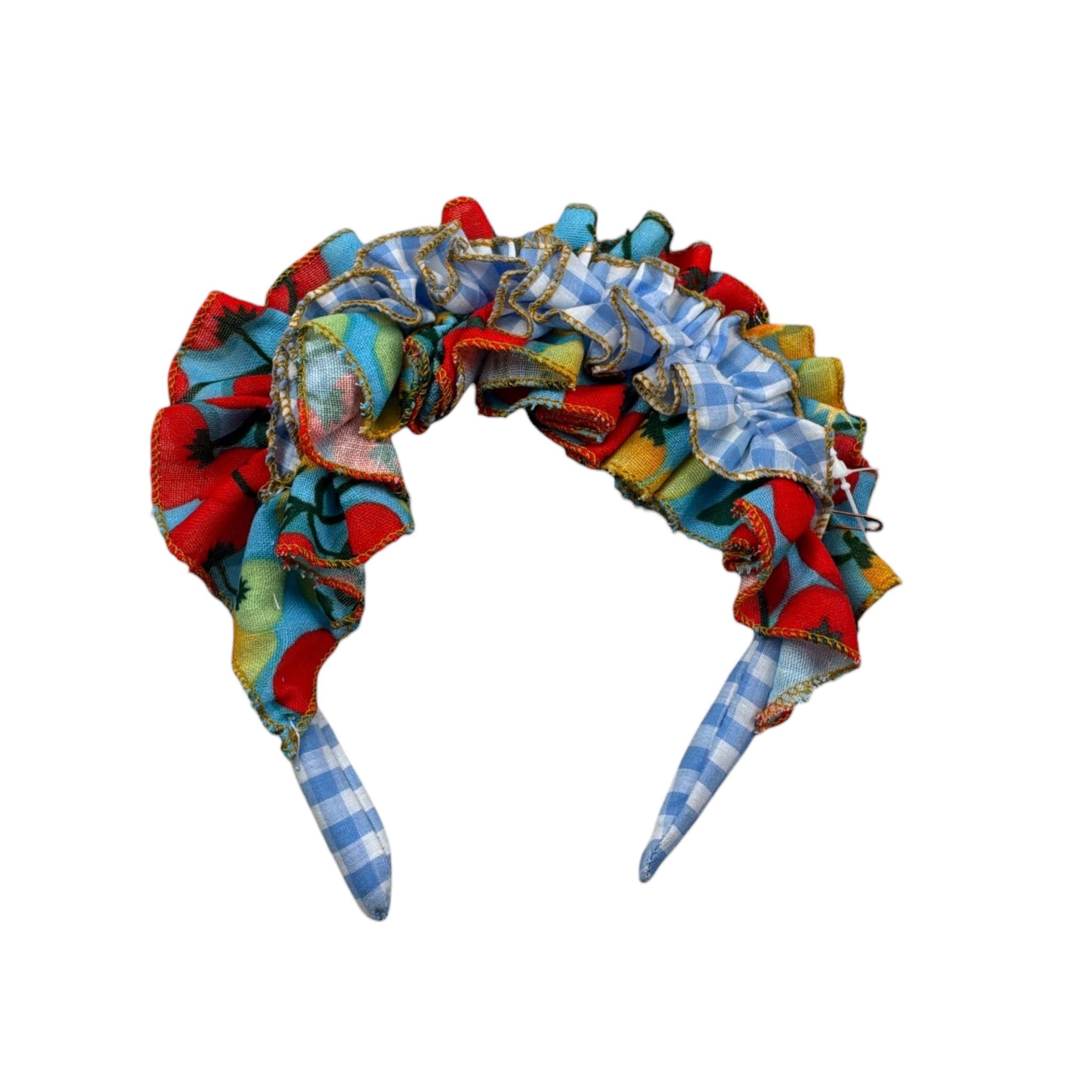 Carlotta Vindice Cerchietto Stampa Fantasia Multicolor per Bambina COLOR MULTICOLOR CARLOTTA VINDICE 