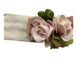 Colori Chiari Fascia Capelli Tinta Unita con Applicazione per Neonata FN978194 BIANCO COLORI CHIARI 