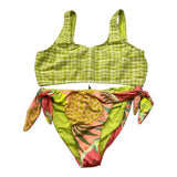 F**K Costume 2 Pezzi Top-Mutandina per Bambina FJ25G1D02UAX VERDE F**K 