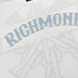 John Richmond T-Shirt Tinta Unita Girocollo con Stampa per Bambino RBP26077TS BIANCO JOHN RICHMOND 