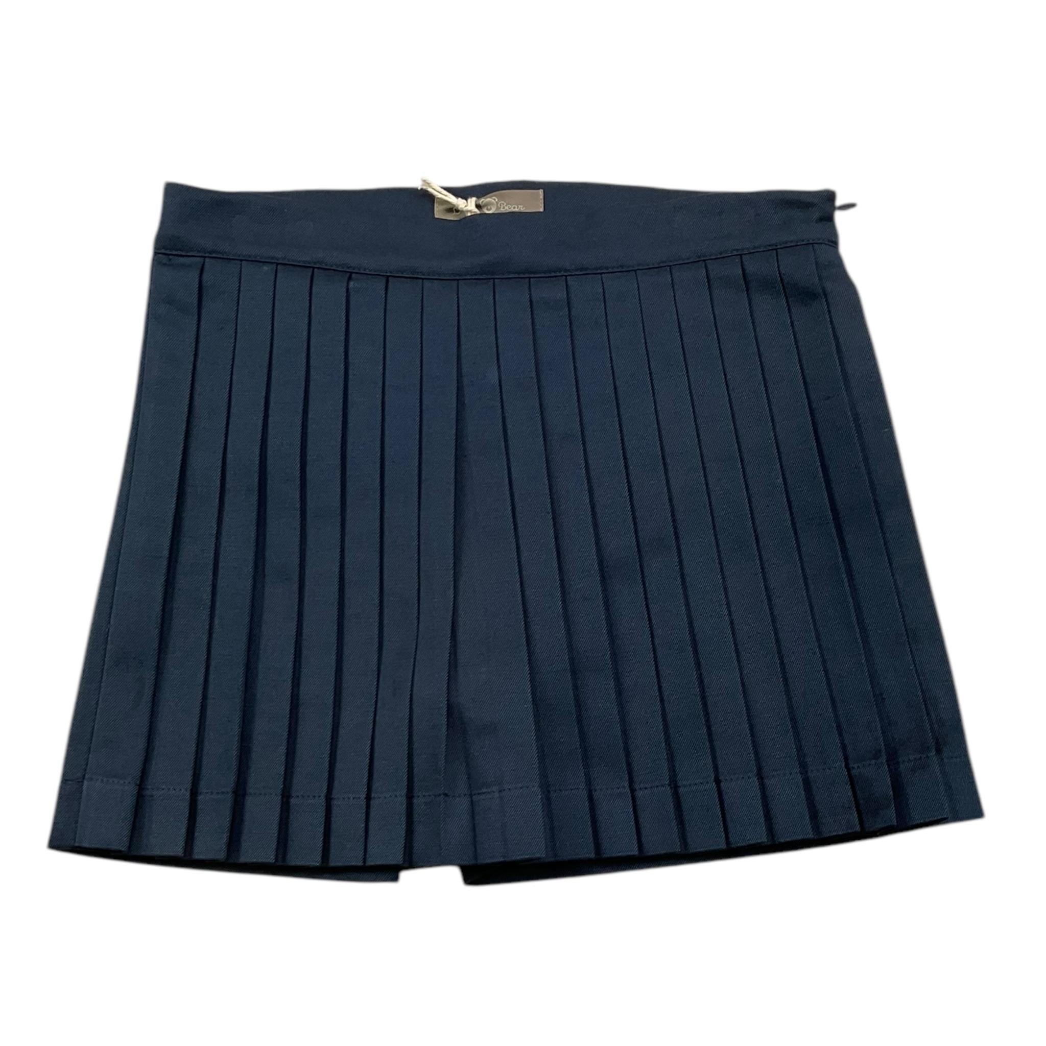 LITTLE BEAR short tinta unita effetto gonna  Blu per Bambina 7213 BLU LITTLE BEAR 