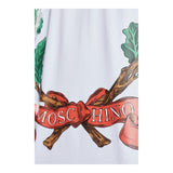 MOSCHINO t-shirt girocollo tinta unita con stampa Bianco per Bambino HAM06H BIANCO MOSCHINO 