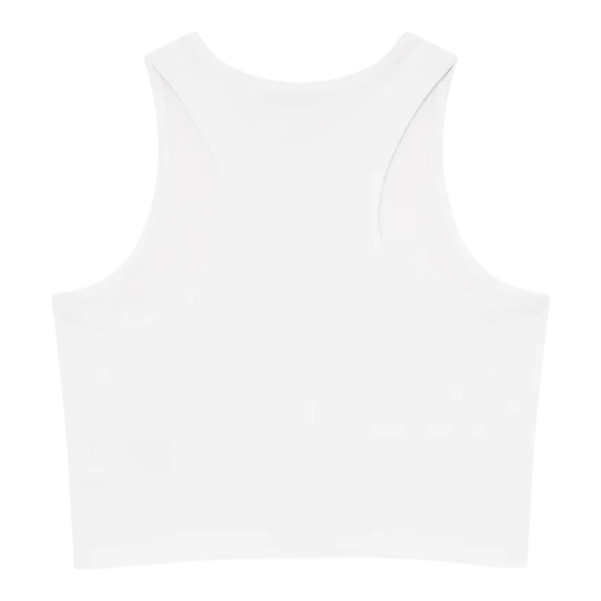 Patrizia Pepe Canotta Tinta Unita con Logo per Bambina 7M0808X BIANCO PATRIZIA PEPE 