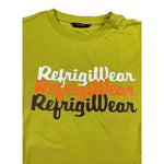 Refrigiwear T-Shirt Girocollo Tinta Unita con Stampa per Bambino 127TRMJS25 VERDE REFRIGIWEAR 