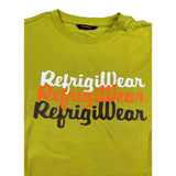 Refrigiwear T-Shirt Girocollo Tinta Unita con Stampa per Bambino 127TRMJS25 VERDE REFRIGIWEAR 