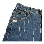 Daniele Alessandrini Bermuda In Denim Tinta Unita con Strappi per Bambino 1236SD00256XX BLU DANIELE ALESSANDRINI 