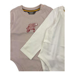 K-WAY set 2body bicolore Bianco/rosa per Neonata K7128ZW BIANCO/ROSA K-WAY 