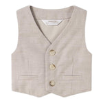 Mayoral Gilet Tinta Unita per Neonato 1394XX BEIGE MAYORAL 