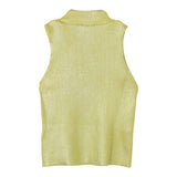 Diesel Canotta Tinta Unita con Logo per Bambina J02199 GIALLO DIESEL 