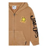 MARC JACOBS felpa tinta unita con zip e cappuccio Beige per Bambino W60260 BEIGE MARC JACOBS 