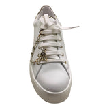 Patrizia Pepe Sneakers Tinta Unita con Lacci per Bambina PPJ305 BIANCO PATRIZIA PEPE 
