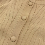 Twinset Cardigan Tinta Unita per Bambina 251GJ3405 CAMMELLO TWINSET 