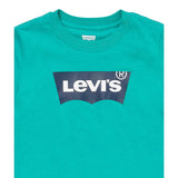 Levi'S T-Shirt Girocollo Tinta Unita con Stampa per Bambino 8E8157X VERDE LEVI'S 