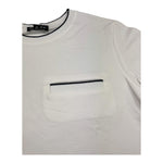 Please T-Shirt Girocollo Tinta Unita per Bambino MB15280B73 BIANCO PLEASE 