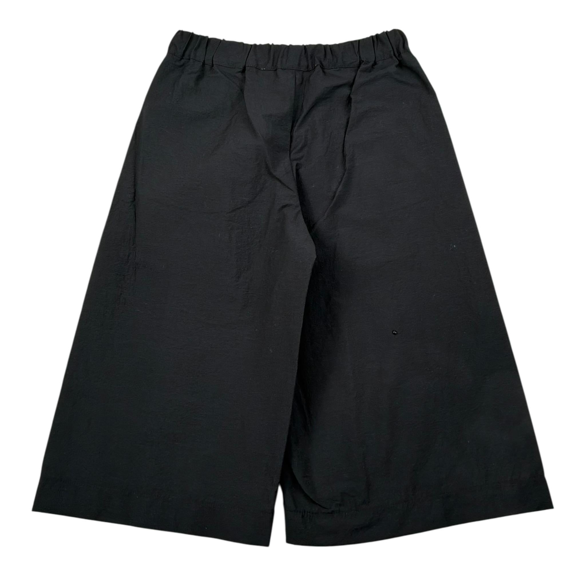 Simonetta Pantalone Tinta Unita Modello Palazzo per Bambina SW6A22 NERO SIMONETTA 