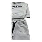John Richmond Completo 2 Pezzi Felpa-Pantalone Tinta Unita per Neonato RIP26007CE GRIGIO JOHN RICHMOND 