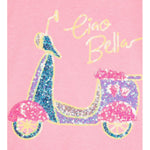 Billieblush T-Shirt Tinta Unita con Stampa Paillettes per Bambina U20950 ROSA BillIEBLUSH 