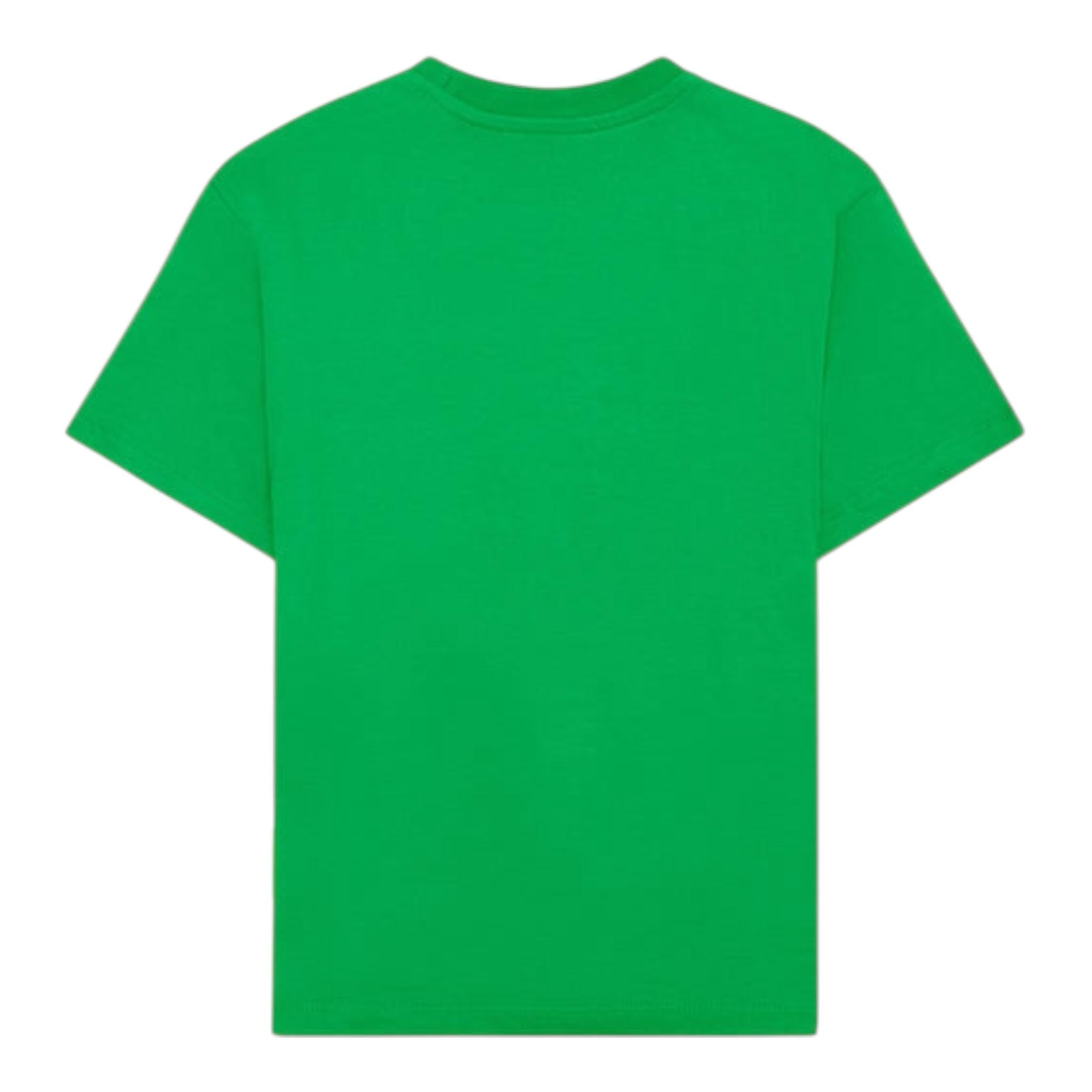 Barrow Kids T-Shirt Girocollo tinta unita con Stampa Verde per Bambino F4BKJUTH074 VERDE BARROW KIDS 