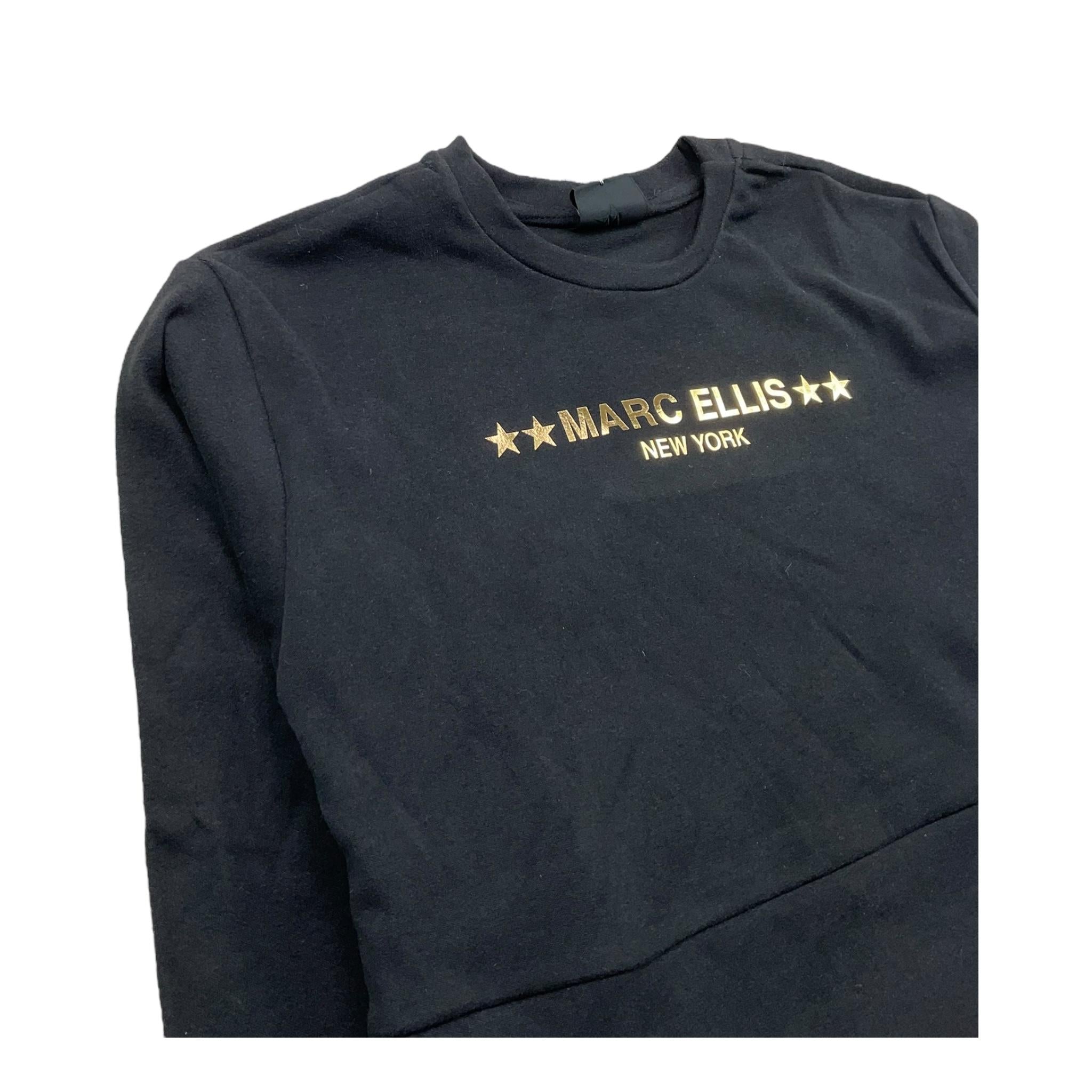 MARC ELLIS felpa chiusa girocollo tinta unita Nero per Bambina JMJST15890 NERO MARC ELLIS 