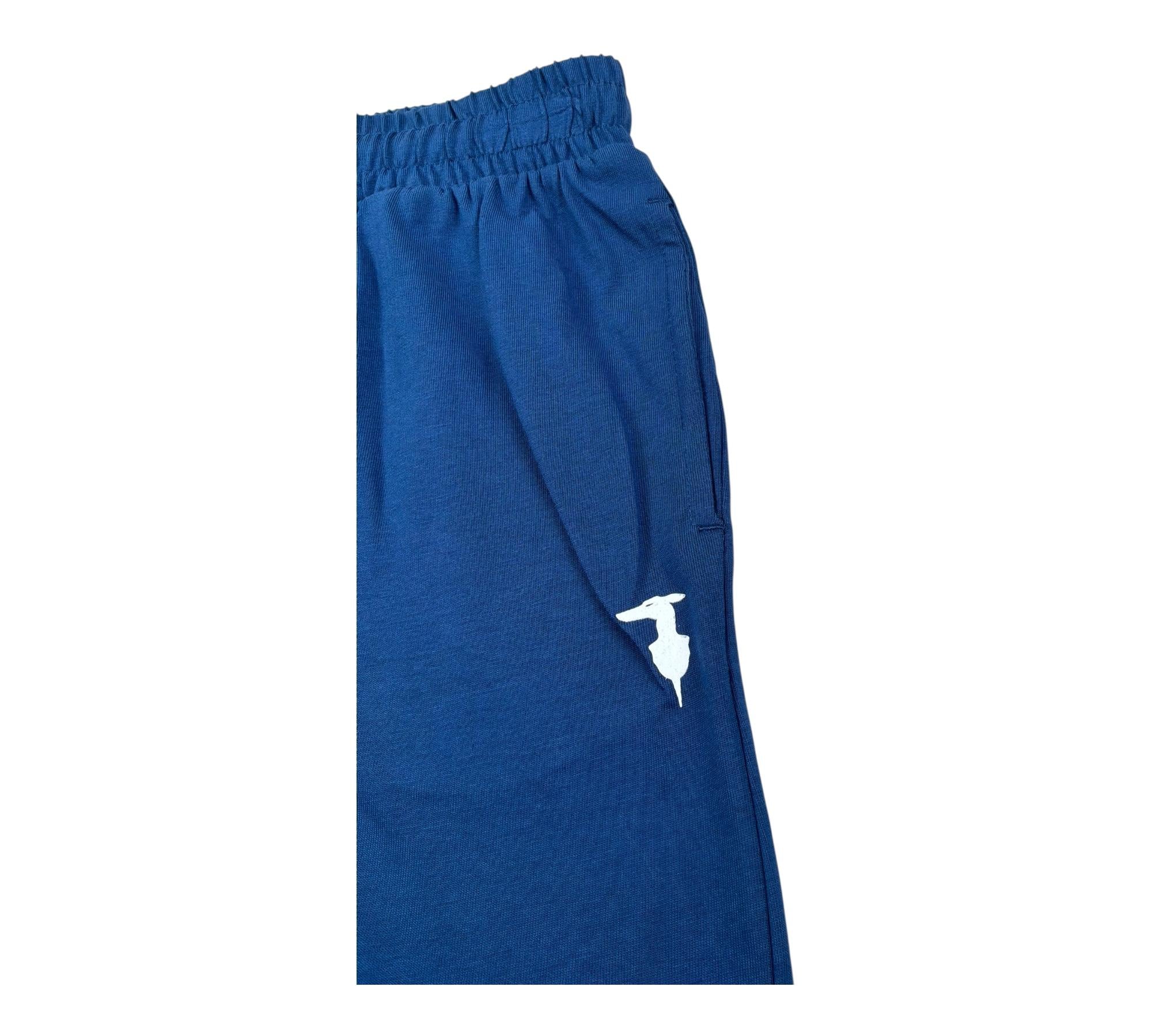 Trussardi Bermuda Tinta Unita con Elastico In Vita per Bambino TBP26008BE BLU TRUSSARDI 