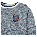 Trussardi Maglia Girocollo Tinta Unita per Bambino TBP26150MA BLU TRUSSARDI 