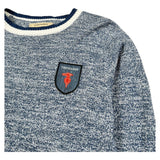 Trussardi Maglia Girocollo Tinta Unita per Bambino TBP26150MA BLU TRUSSARDI 