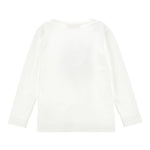 MONNALISA shirt girocollo tinta unita cn stampa frozen Bianco per Neonata 19D610N BIANCO MONNALISA 