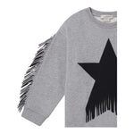 Stella Mccartney Abito Tinta Unita In Felpa con Stampa per Bambina TW1D90 GRIGIO STELLA McCARTNEY 