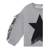 Stella Mccartney Abito Tinta Unita In Felpa con Stampa per Bambina TW1D90 GRIGIO STELLA McCARTNEY 