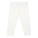 Moschino Leggins Tinta Unita con Stampa per Neonata MEP032L BIANCO MOSCHINO 