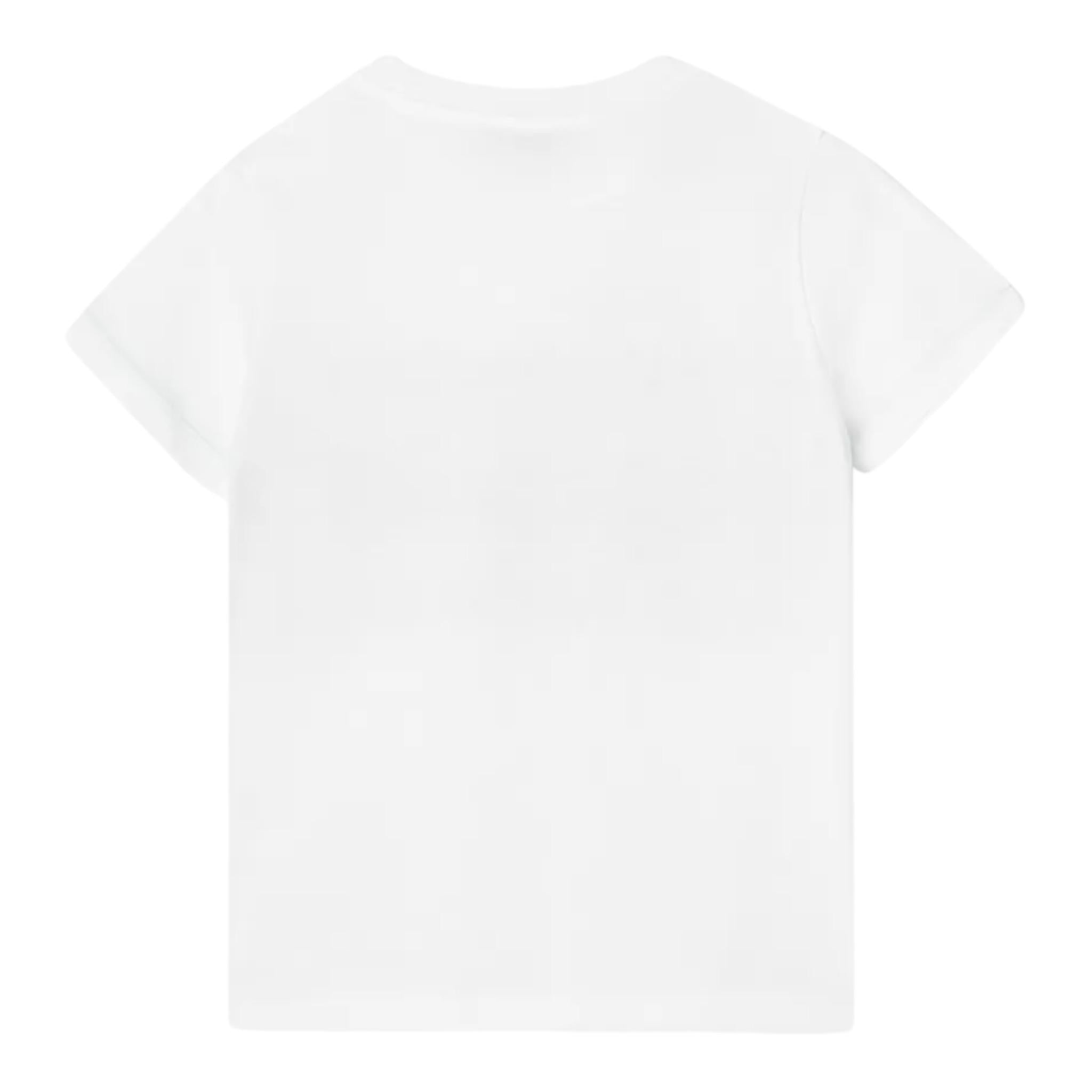 Missoni T-Shirt Girocollo Tinta Unita con Stampa per Bambino MW8Q41 BIANCO MISSONI 