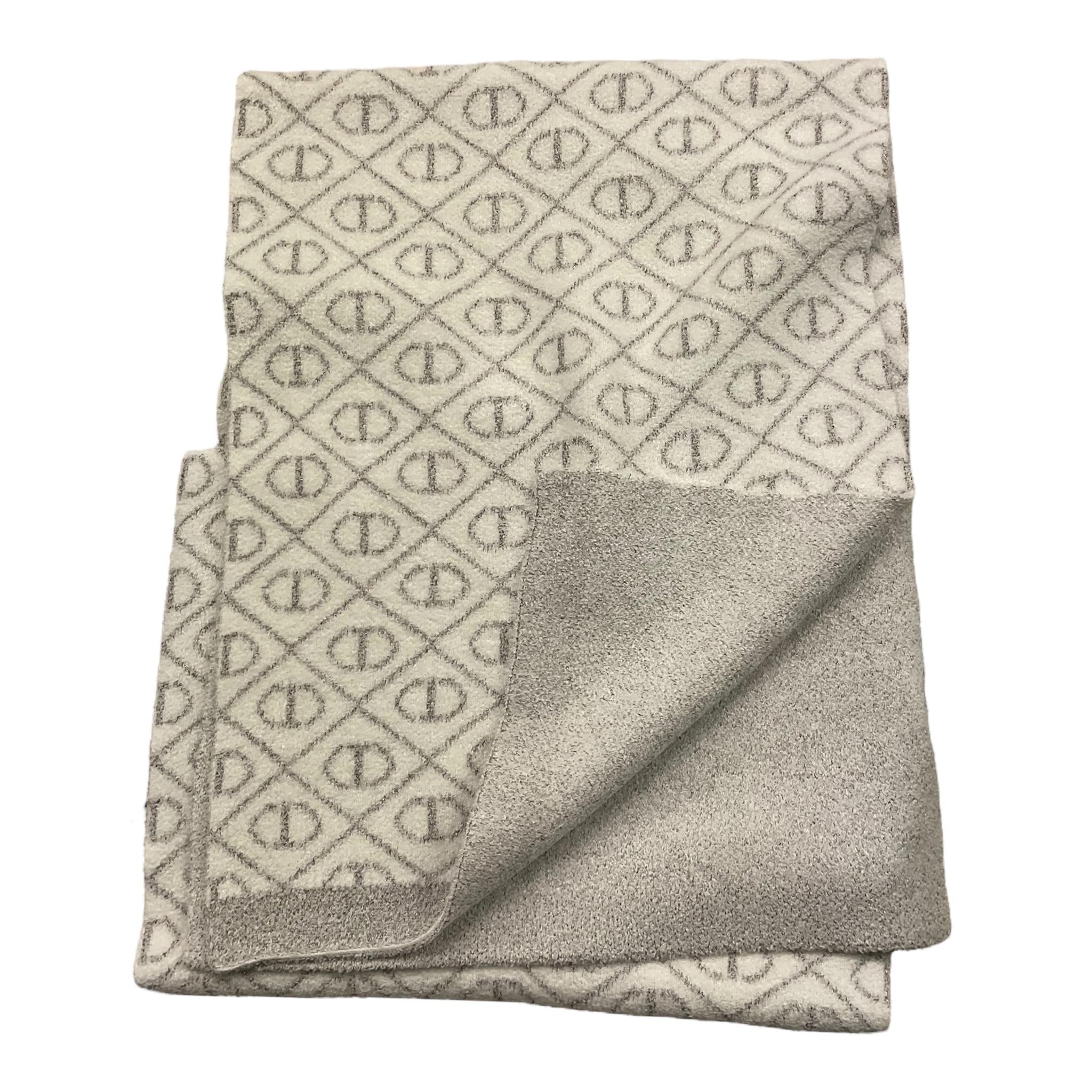 TWINSET sciarpa tinta unita logata Bianca per Bambina 242GJ501J BIANCO TWINSET 