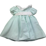 Le Bebe Abito Mezza Manica Tinta Unita  per Neonata LBG6436 VERDE ACQUA LE BEBE 