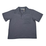 Zhoe & Tobiah Polo Mezza Manica Tinta Unita per Neonato BSE18MN GRIGIO ZHOE & TOBIAH 