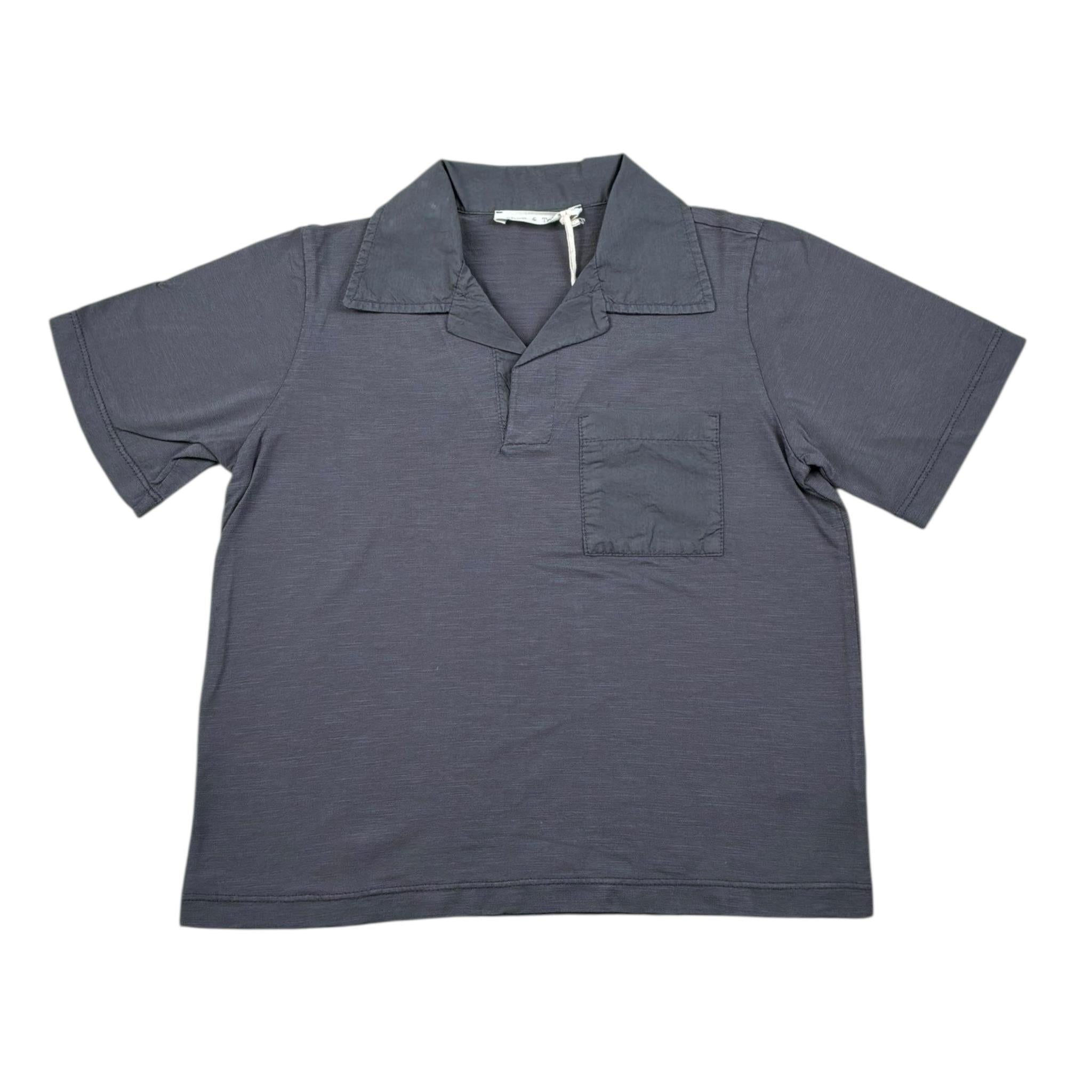 Zhoe & Tobiah Polo Mezza Manica Tinta Unita per Neonato BSE18MN GRIGIO ZHOE & TOBIAH 