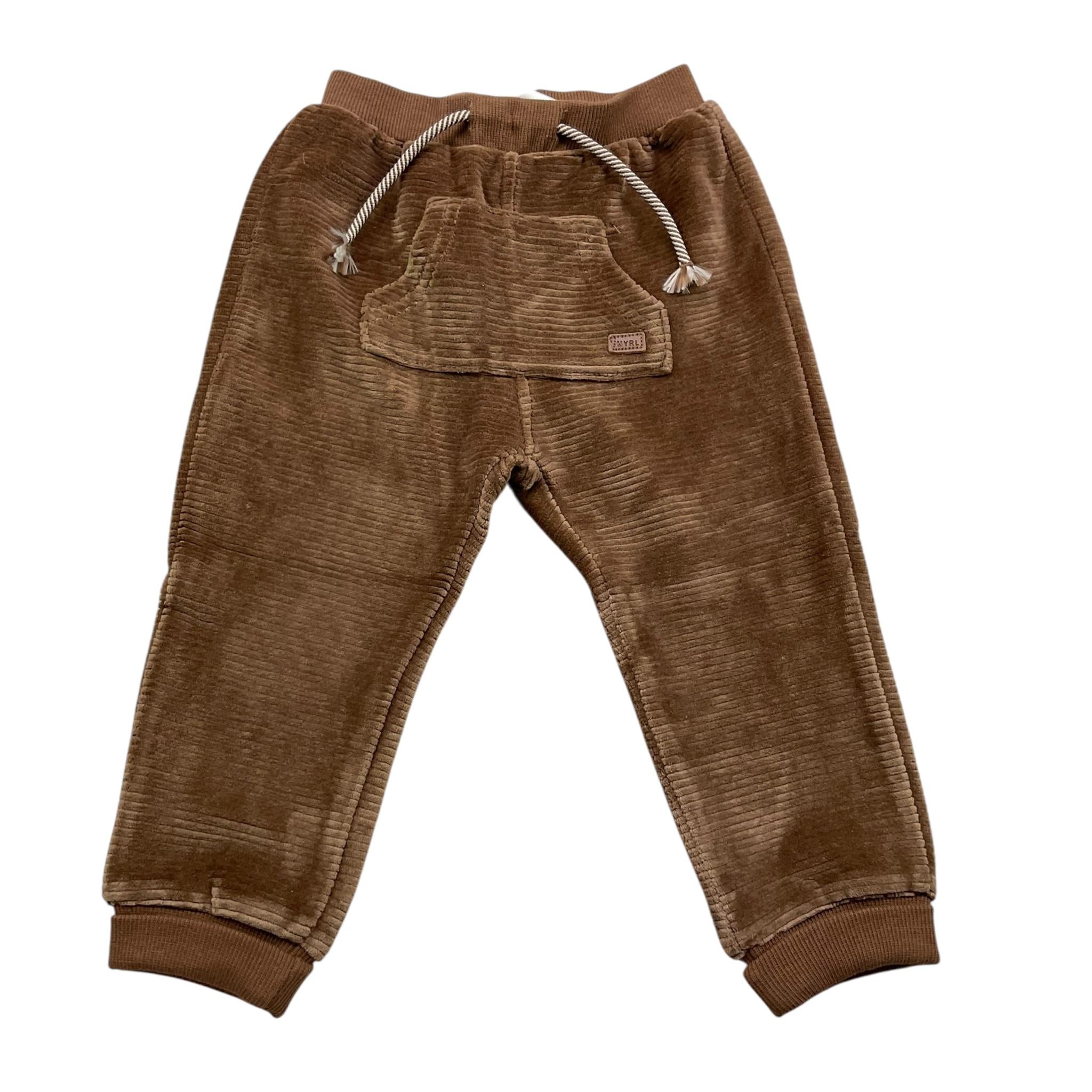 MAYORAL pantalone tinta unita in velluto Marrone per Neonato 2525 MARRONE MAYORAL 