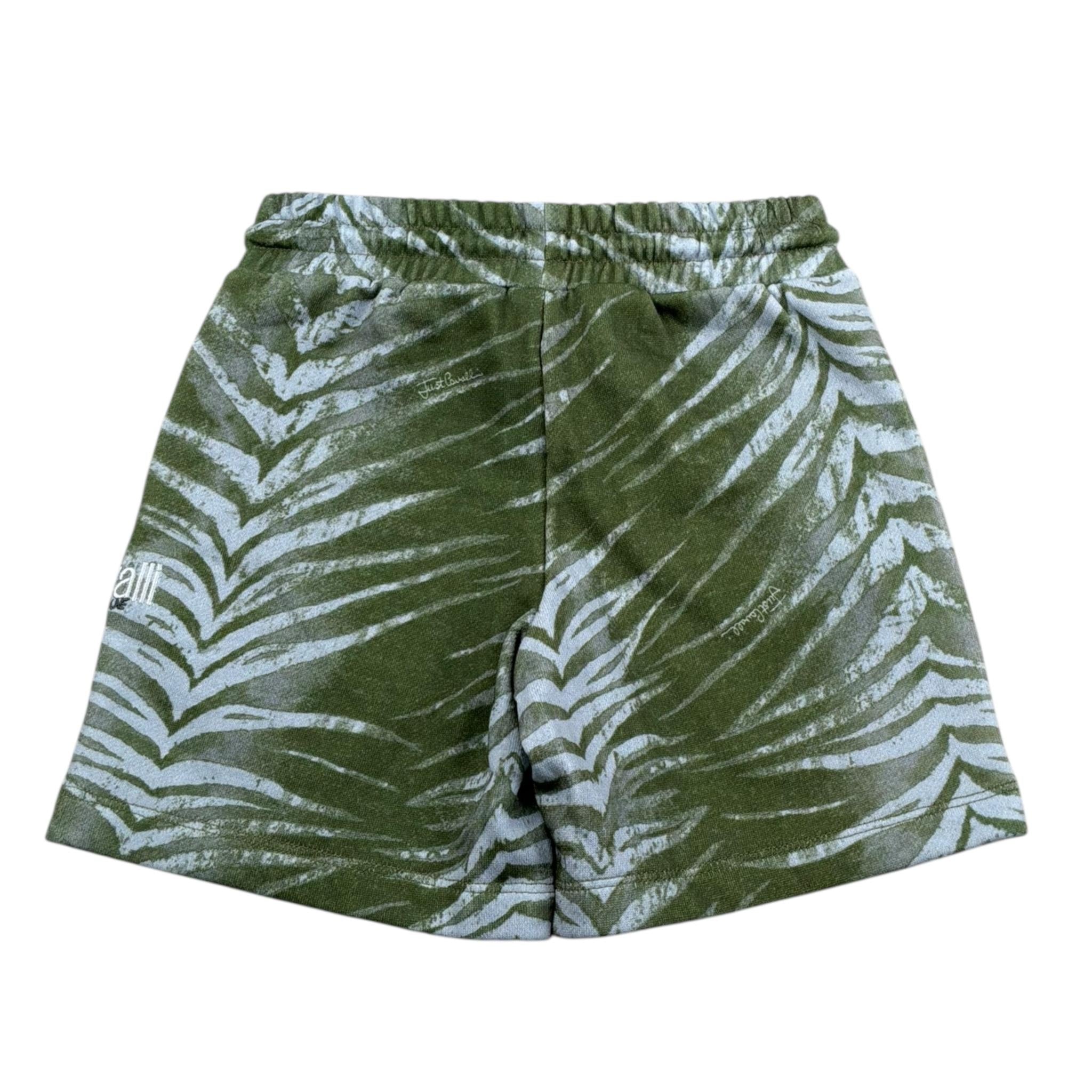 Just Cavalli Bermuda Stampa Fantasia con Elastico In Vita per Neonato JIP26094BE VERDE JUST CAVALLI 