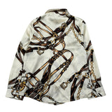 Daniele Alessandrini Camicia Manica Lunga Tinta Unita Stampa Fantasia per Bambino 1235C00117 BEIGE DANIELE ALESSANDRINI 