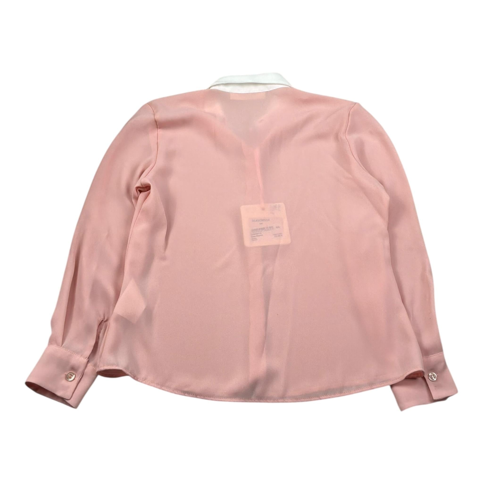 Vicolo Camicia Tinta Unita con Colletto per Bambina 3145C00113 ROSA VICOLO 