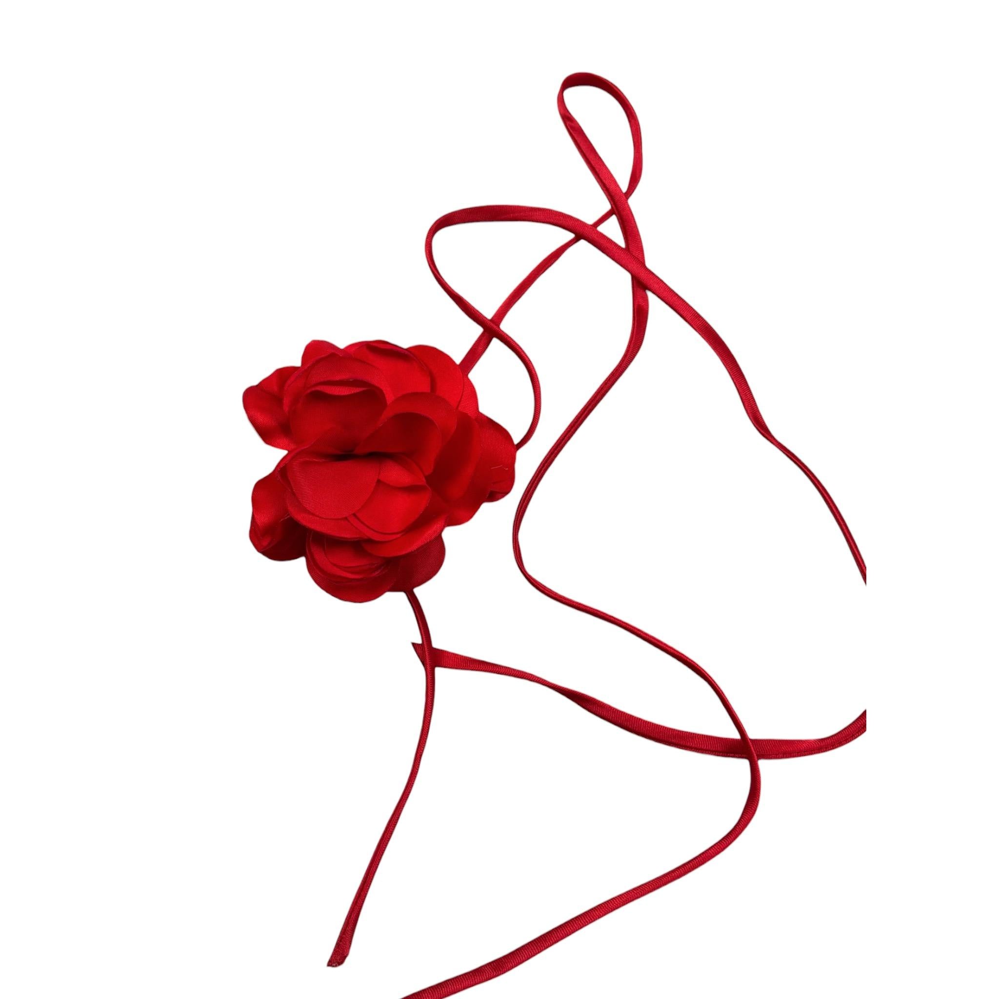 Vicolo Cintura Tinta Unita con Applicazione per Bambina 3145ACC00388 ROSSO VICOLO 